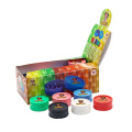 Degradable plastic hemp grinder weed grinder 56mm 2 parts Polychromatic herb crusher with unique teeth custom stickers